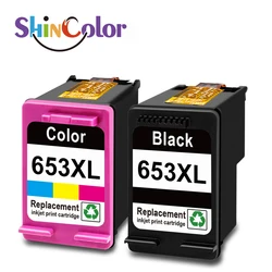 ShinColor 653 XL 653XL Premium Black Remanufactured InkJet Cartridge for HP653 for HP DESKJET Ink Advantage 1275 6475 Printer