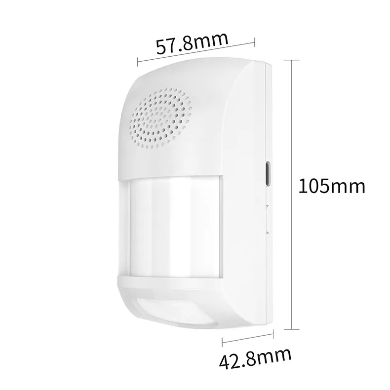 Indoor Window Detection Sensor, WiFi Door Contact Infrared Human Induction Anti-theft Alarm, Remote Mobile Phone Connection