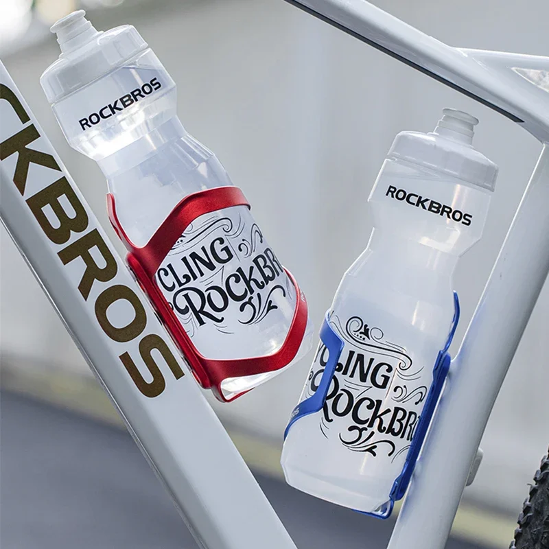ROCKBROS – porte-bouteille en alliage d\'aluminium ultraléger pour vélo, 600/750ml, accessoires pour cyclisme, vtt