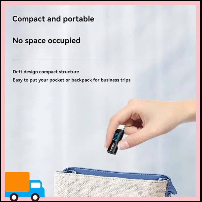 Professional USB C OTG Adapter Type C To USB Type-C 40Gbps 240W Digital Display OTG Adapter Data Transfer Adapter