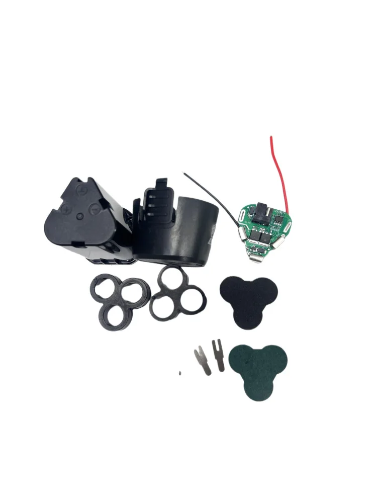 

100pcs is suitable for Makita's 12V3Ah lithium battery storage box DIY18650-3S1P lithium battery shell BMS nesting accessories.