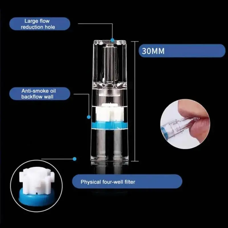 Tobacco Cigarette Filter 100-500pcs Disposable Smoking Reduce Tar Filtration Cigarette Cleaning Holder Converter Health Care