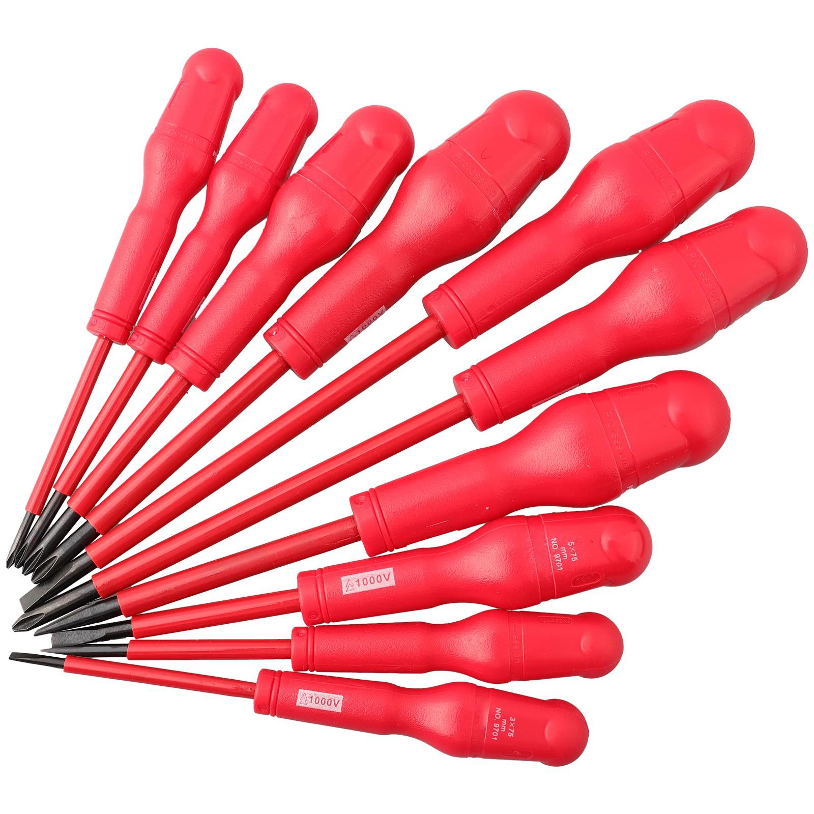 Insulated Screwdriver Set Magnetic Screwdriver Bit High Voltage Resistant 1000V Electrician Tool Screw Driver Hand Tools