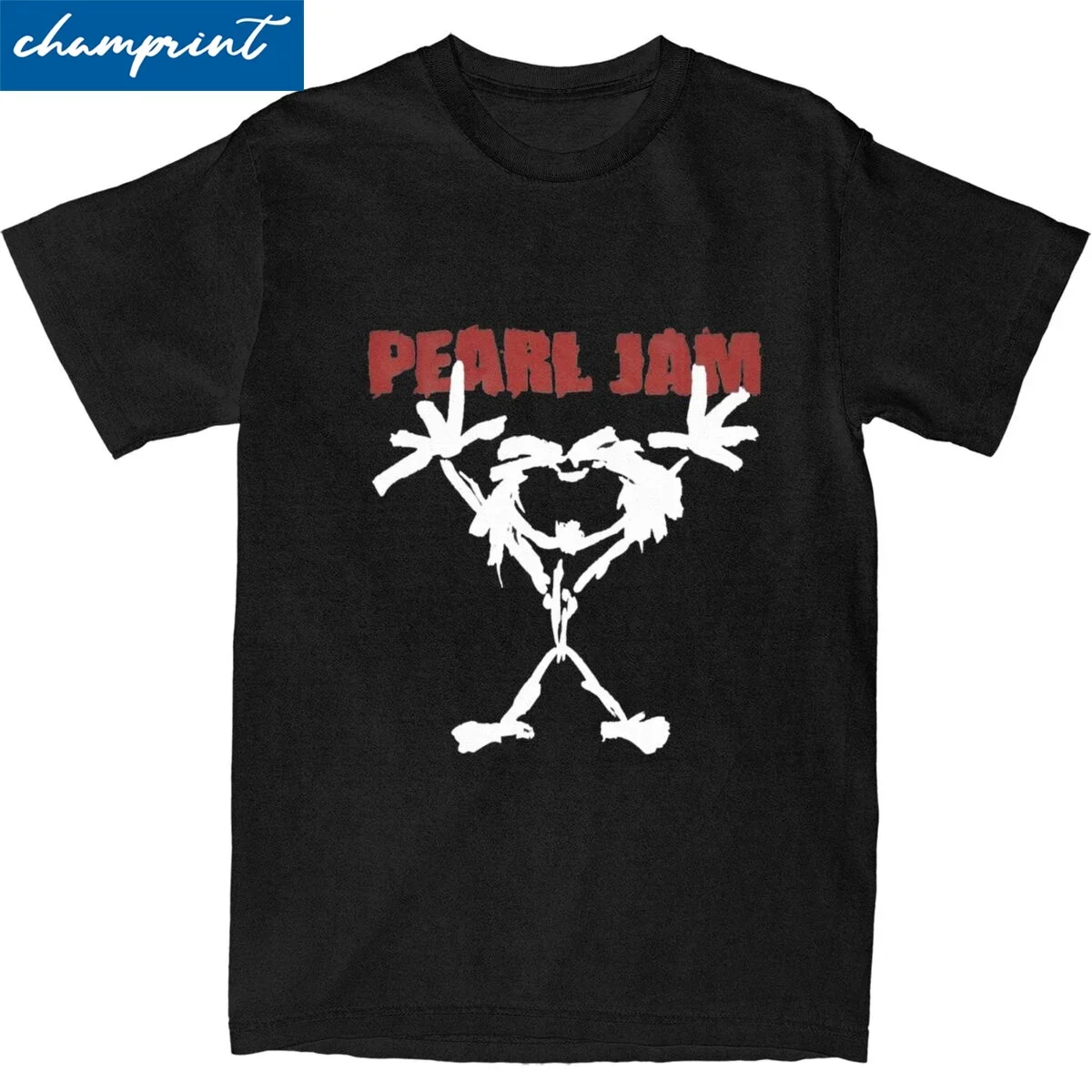 Pearls Jam Musician Rock T Shirt Men Women Pure Cotton Vintage T-s Crew Neck Tee  Short Sleeve Clothing New Arrival