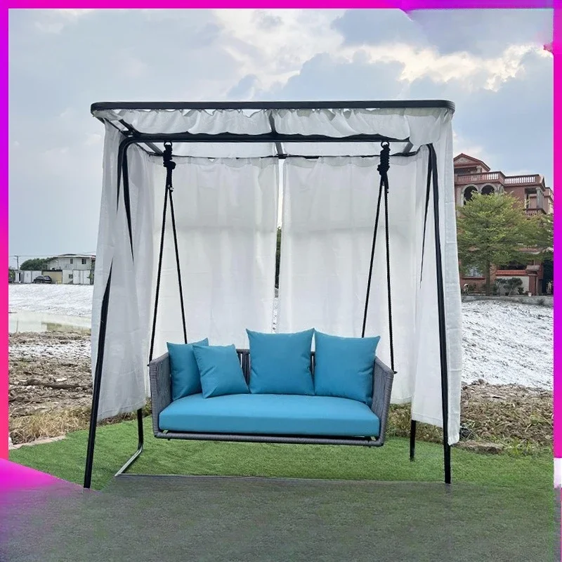 OEMSeaside Resort Outdoor Swing Hanging Basket Homestay Garden, Outdoor Hanging Chairs, Open Air Sunscreen Internet celebrity