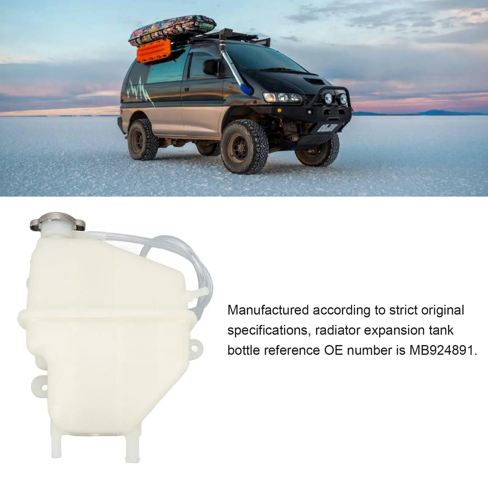 Radiator Expansion Coolant Expansion Pressure Resistant Clear Scale for mb 924891 OEM Quality Direct Replacement for car