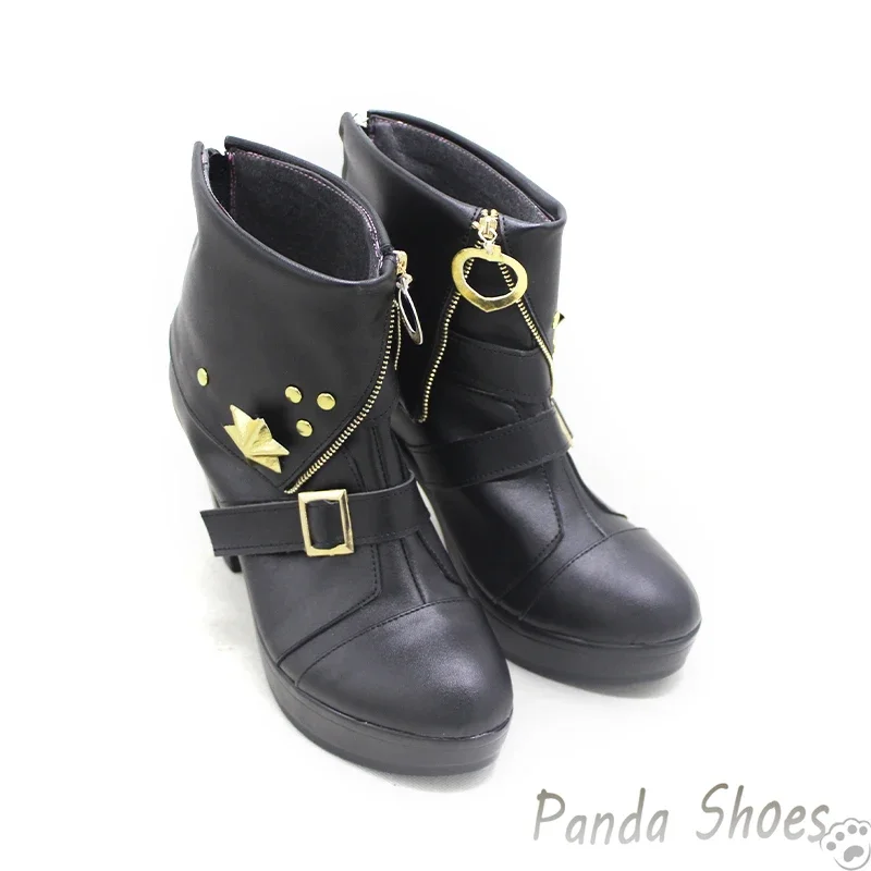 Juego Rebellion Anastasia zapatos de Cosplay Anime Cos Comic Cosplay disfraz Prop zapatos para fiesta de Halloween Con