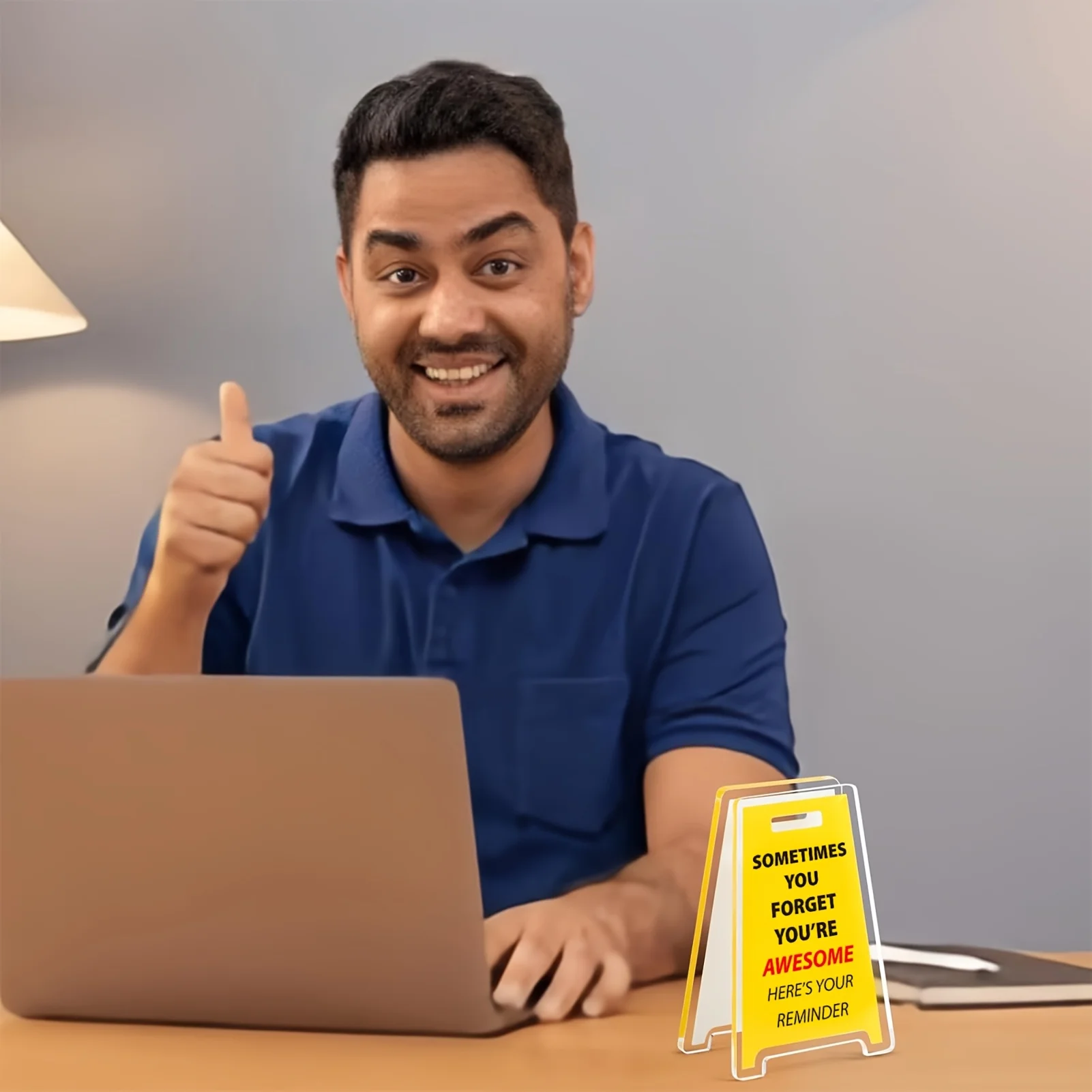 شعار مكتبي أكريليك مضحك "- ملحقات تزيين مكتب غريبة - زخرفة بمشبك مذكرة إبداعي، للأصدقاء والزملاء