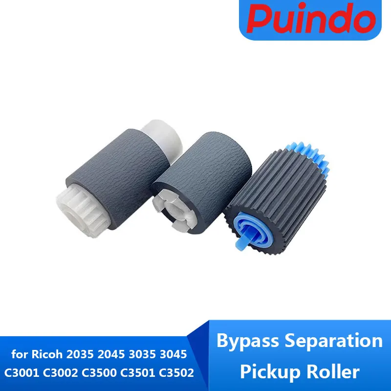 2X AF031046 AF032046 AF030049 Bypass Feed Separation Pickup Roller for Ricoh 2035 2045 3035 3045 C3001 C3002 C3500 C3501 C3502