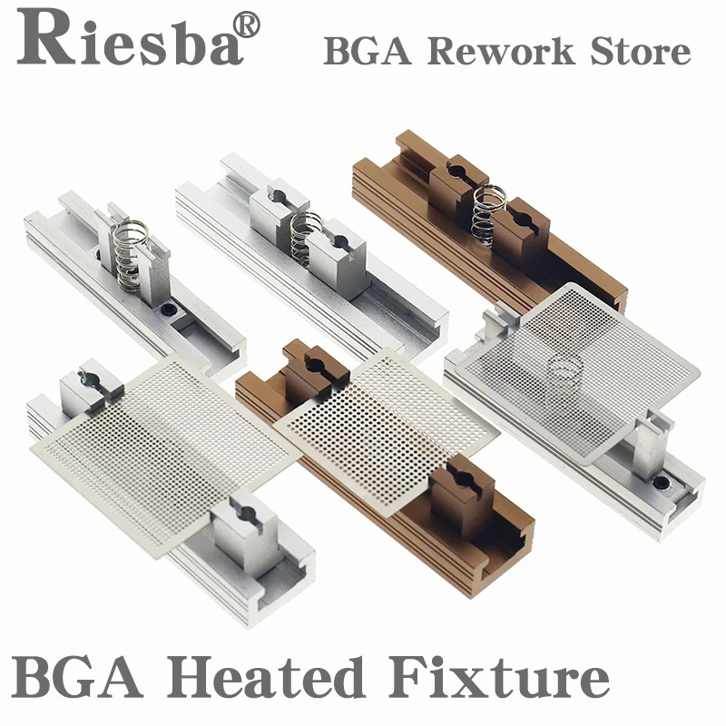 1PCS Directly Heating BGA Reballing Station Stencils Holder Heated Fixture reball Jig