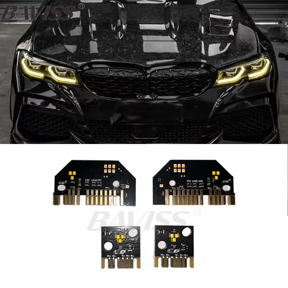 

CSL 3 Series G20 Yellow Angel Eyes DRL Modules For 2019 2020 BMW G21 320i 330i M340I G20 Laser Daytime Running Light Red Blue