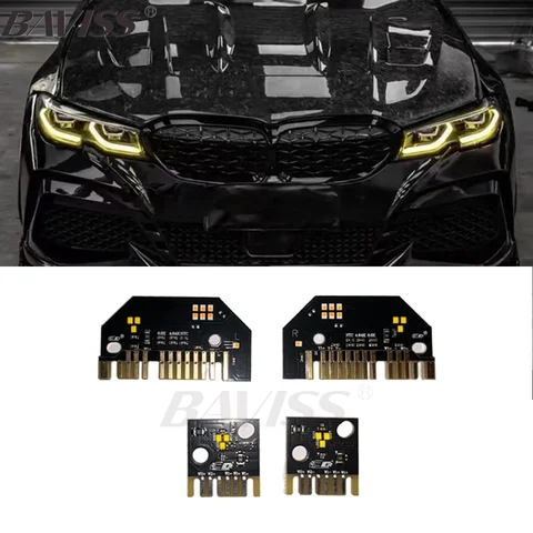 Модули CSL 3 Series G20 Yellow DRL Angel Eyes Для BMW G21 320i 330i M340I G20 2019-2020, Лазерные Дневные Ходовые Огни, Красные