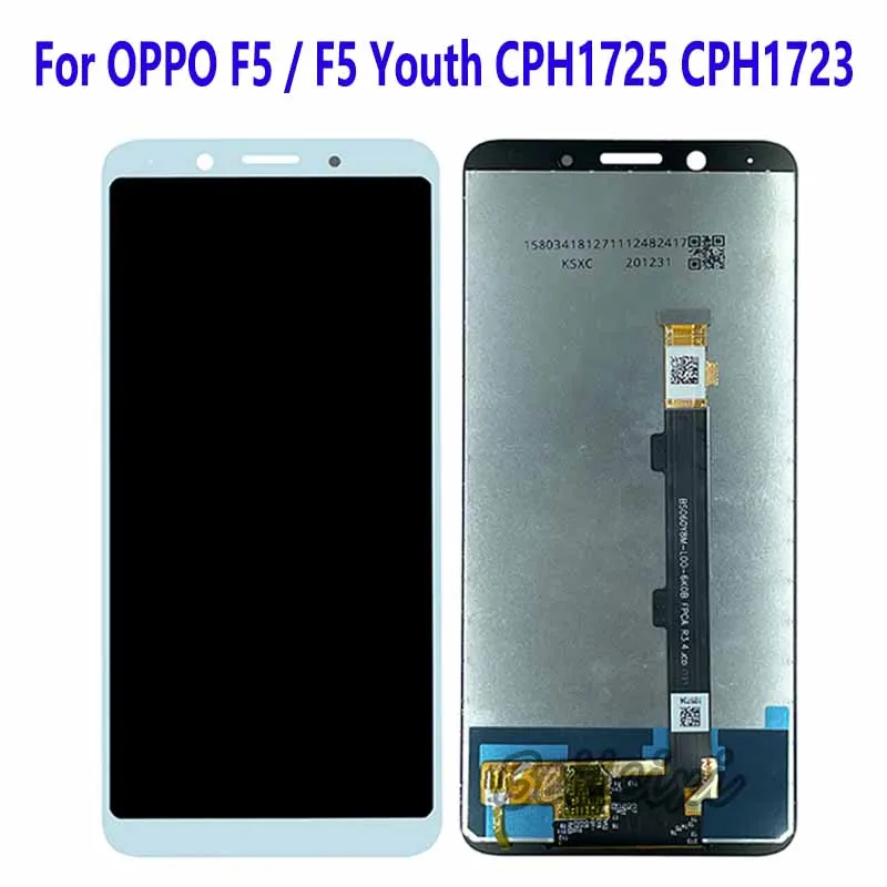 For OPPO F5 F5 Plus CHP1723 CPH1723 CPH1727 CHP1727 LCD Display Touch Screen Digitizer Assembly For OPPO F5 Youth CPH1725 LCD