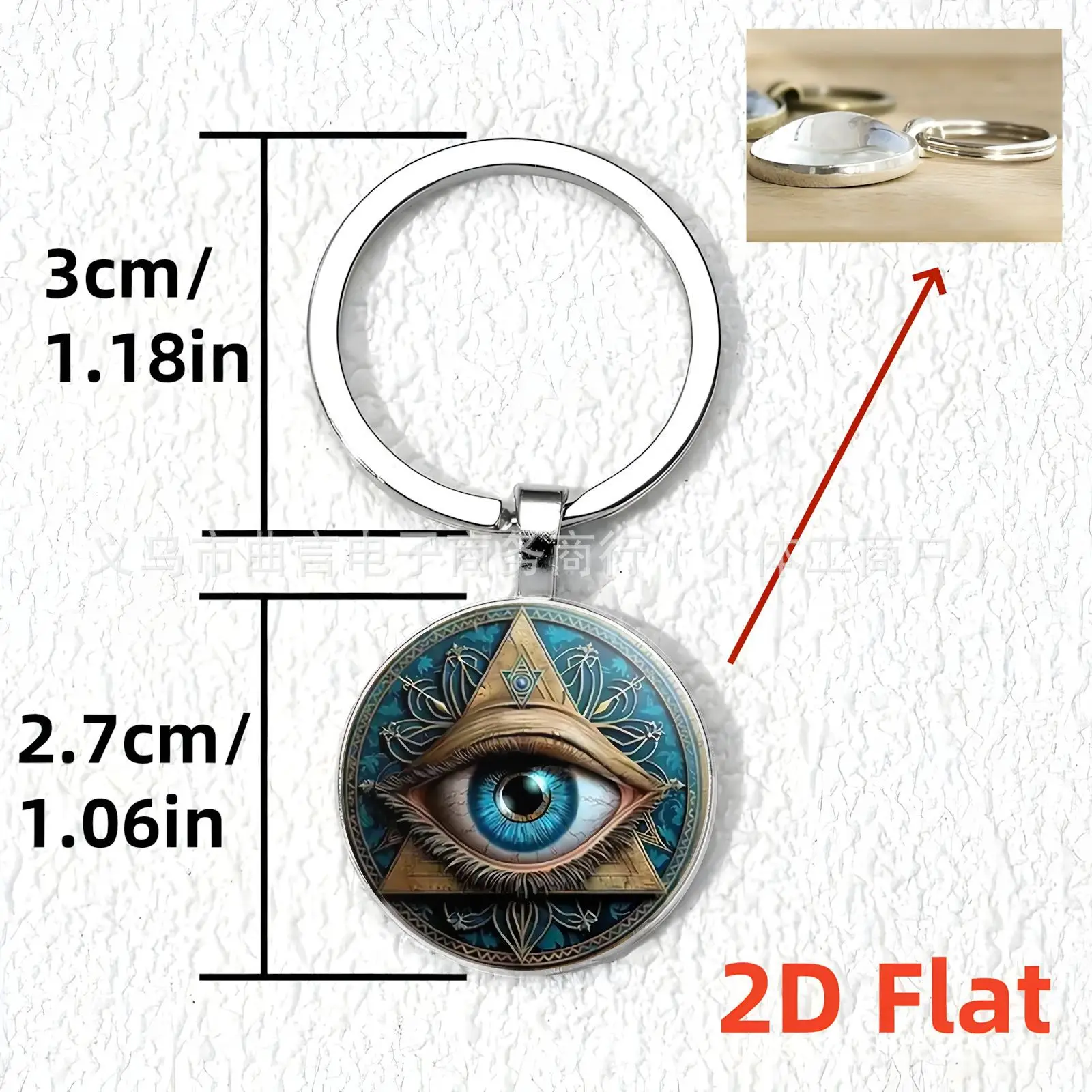 kaleidoscope keychain Black Ebony Keychain Personality Kaleidoscope Hand-Woven Hanging Unique Man Woman Teen Gift