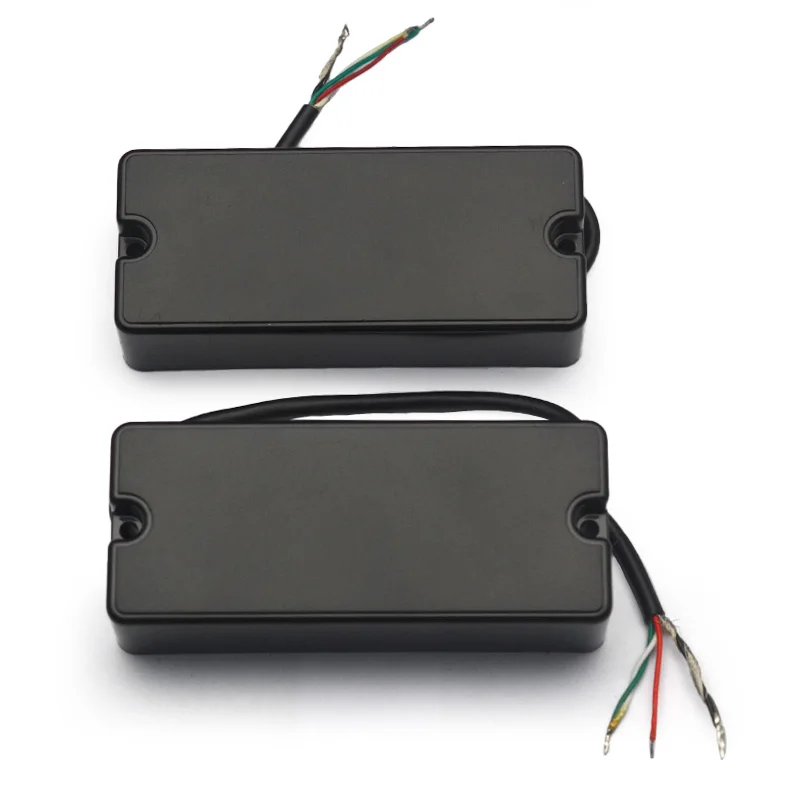 

A Set Sealed Soapbar 2 Hole Bass Guitar Pickup 4 String Double Coil Humbucker N-11K/B-18K Ceramic Magnet Bass Guitar Accessories