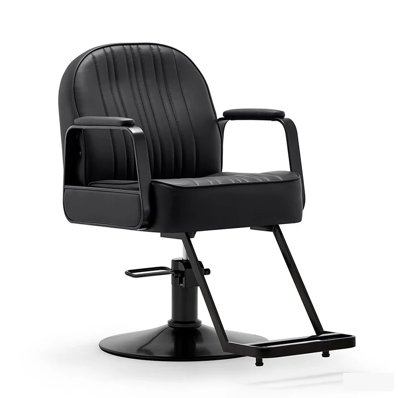 Luxury Swivel Barber Chair Pedicure Makeup Shampoo Cosmetic Barber Chair Hairdressing Saddle Cadeira De Barbeiro Salon Furniture