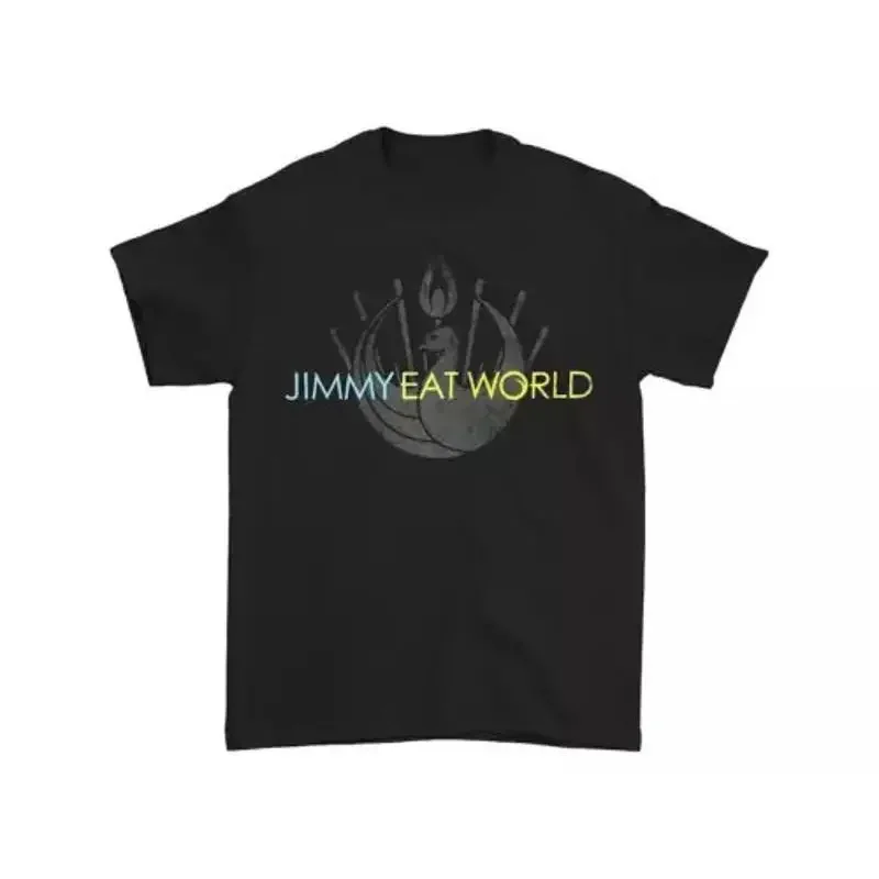 Sale Vintage Jimmy Eat World Black Cotton Size S 4Xl T Shirt Adults Webp