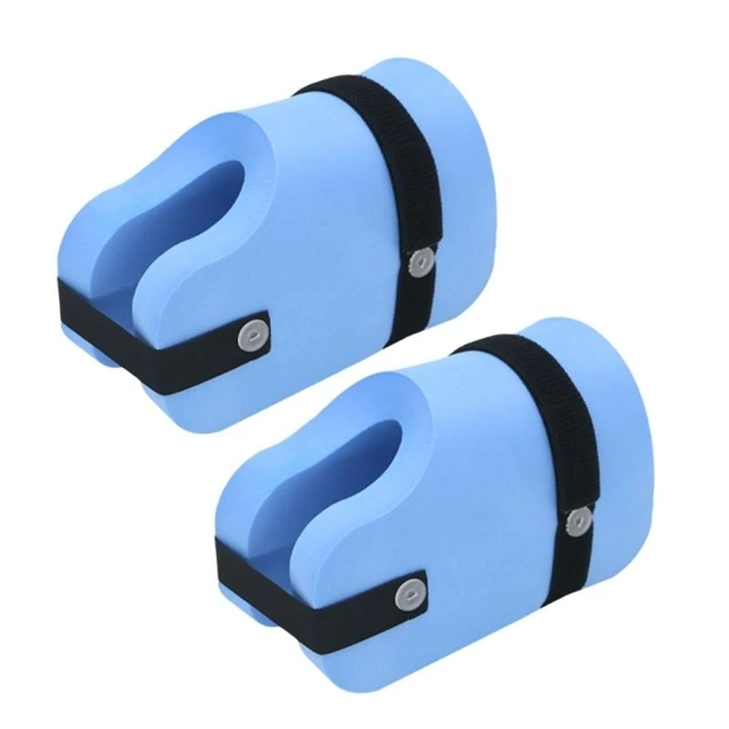 

652F 2Pcs Blue Foam Aquatic Exercise Cuffs with Quickly Release Portable for Swimming and Fitness Training Outdoor Use