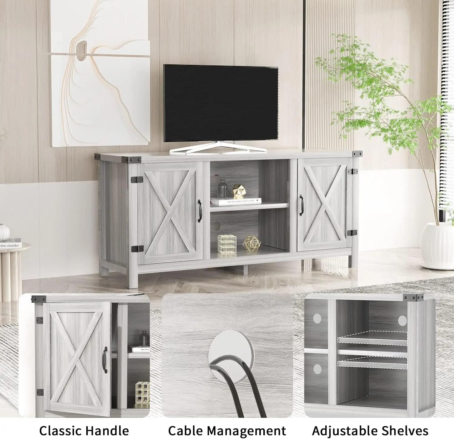 Tv Stand, 65 Inch T… - image