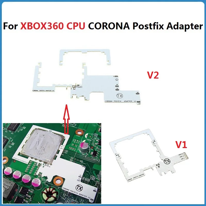 For XBOX360 CPU CORONA Postfix Adapter V2 V1 For Xbox 360 Slim CPU 4G Bib Probe Corona Replacement Repair Tool Accessries