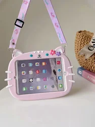 Cute Cartoon Tablet Case for iPad mini 6 5 4 3 2 1 A2567 A2568 A2569 A2124 A1538 A1432 A1454 A1455 Shockproof Kids Tablet Cover