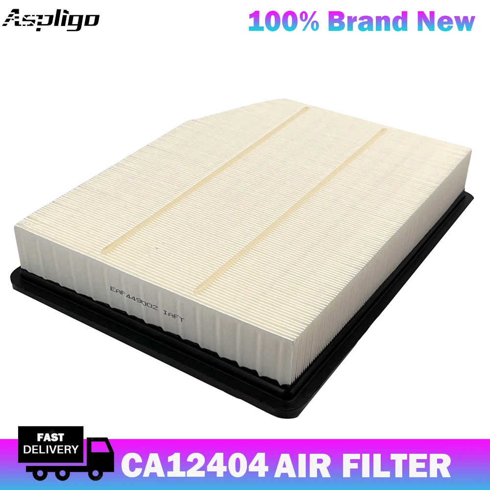 Aspligo 1PCS CA12404 Replacement Engine Air Filter For Cadillac Escalade 2021-2023 V8 6.2L/For Chevrolet Silverado 1500 19-23