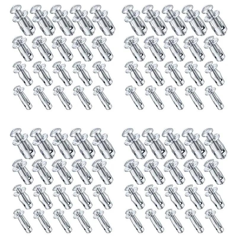 

Гайки-втулки A88E-80Pcs M4 M5 M6 M8, крепежные элементы из углеродистой стали для крепления табличек на рамах и контейнерах