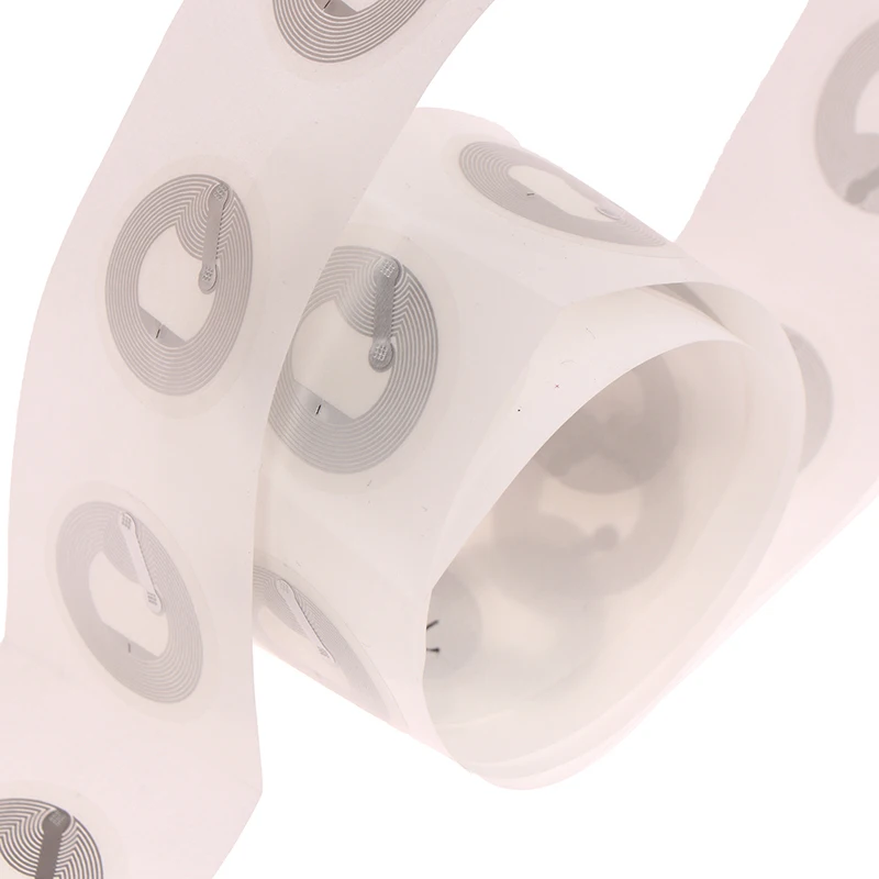 10 قطعة NTAG 213 NFC العلامات ملصقات 13.56 ميجا هرتز ISO14443A العالمي RFID تسميات