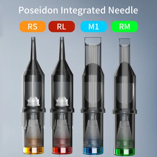 Imagen 2 del producto POSEIDON V2 PRO MAX 50 Uds. Cartucho de tatuaje profesional mixto agujas cartuchos de seguridad de membrana aguja de tatuaje desechable