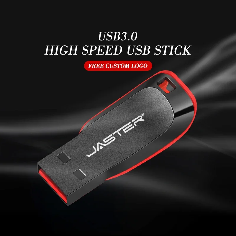 Waterproof Plastic USB Flash Drive 128GB Black Pen Drive Free Key Ring 64GB Creative Gift High-capacity speed Memory Stick 32GB