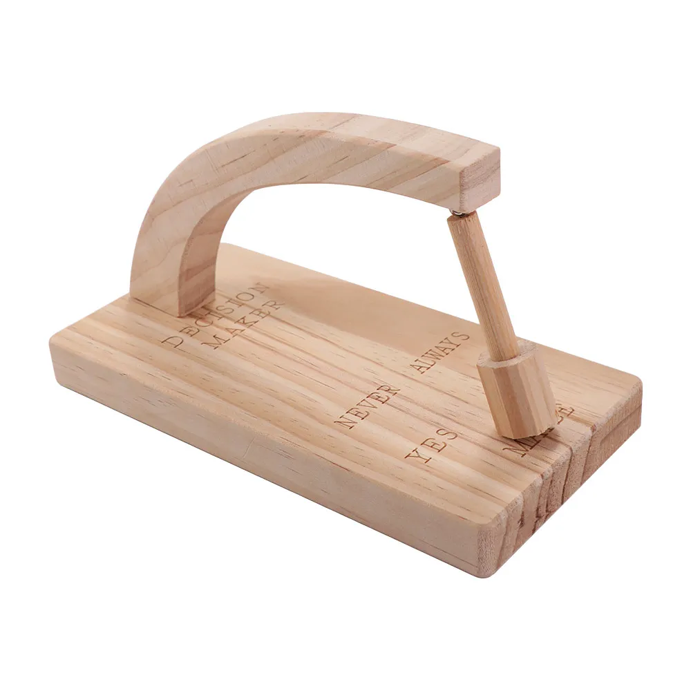 Wooden Decision Maker Pendulum Magnetic Creative Swing Pendulum Ornament Unique Handmade Tabletop Game Boys