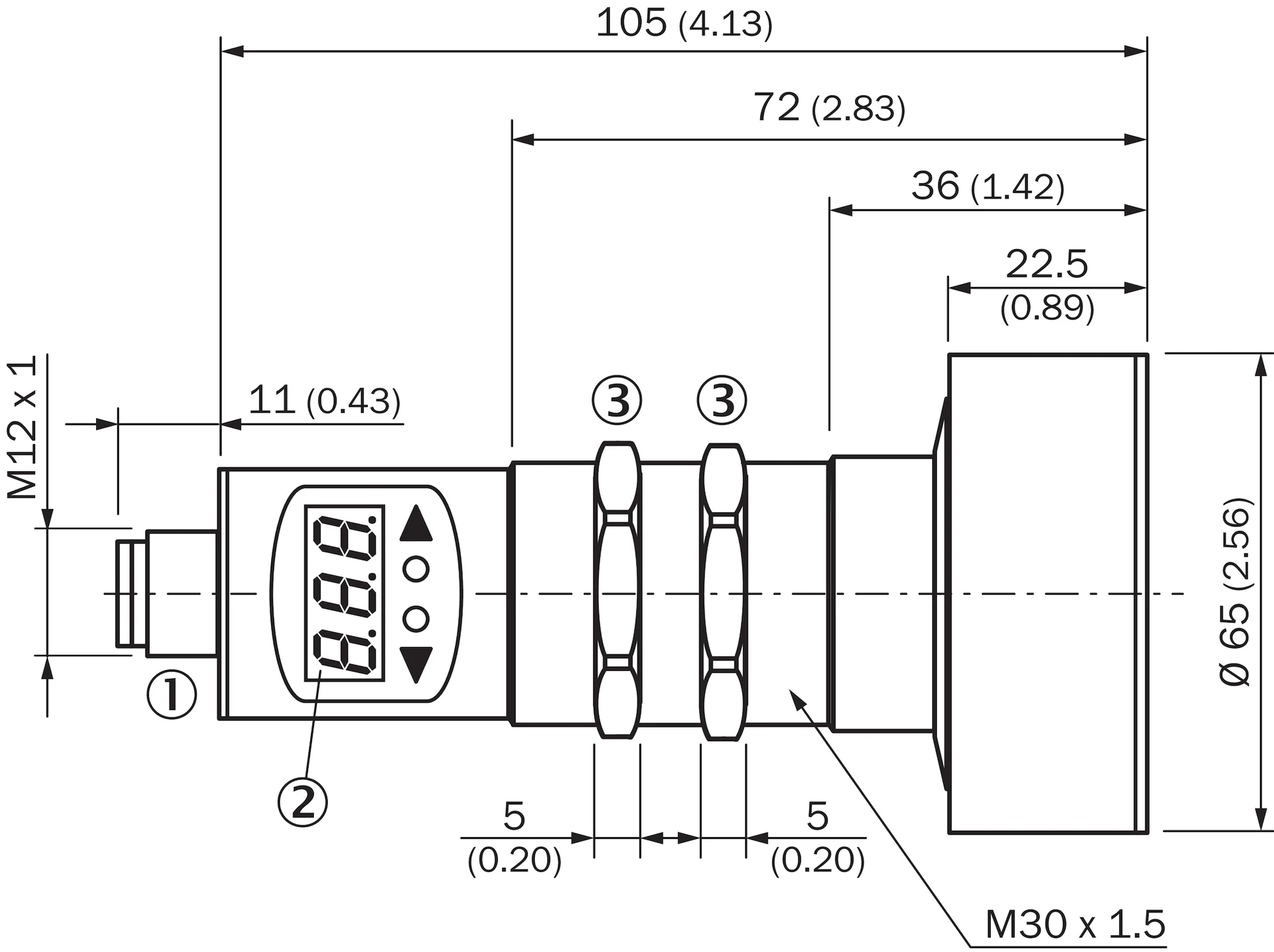 Brand New Original Distance sensor UM30 UM30 215113 Ultrasonic distance sensor UM30-215113 6036920