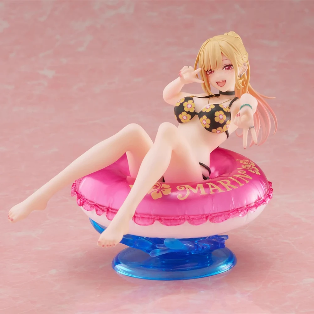 IN Stock Taito AFG My Dress-Up Darling Kitagawa Marin Aqua Float Girls Original Anime Figure Model Collectible Toys 10Cm