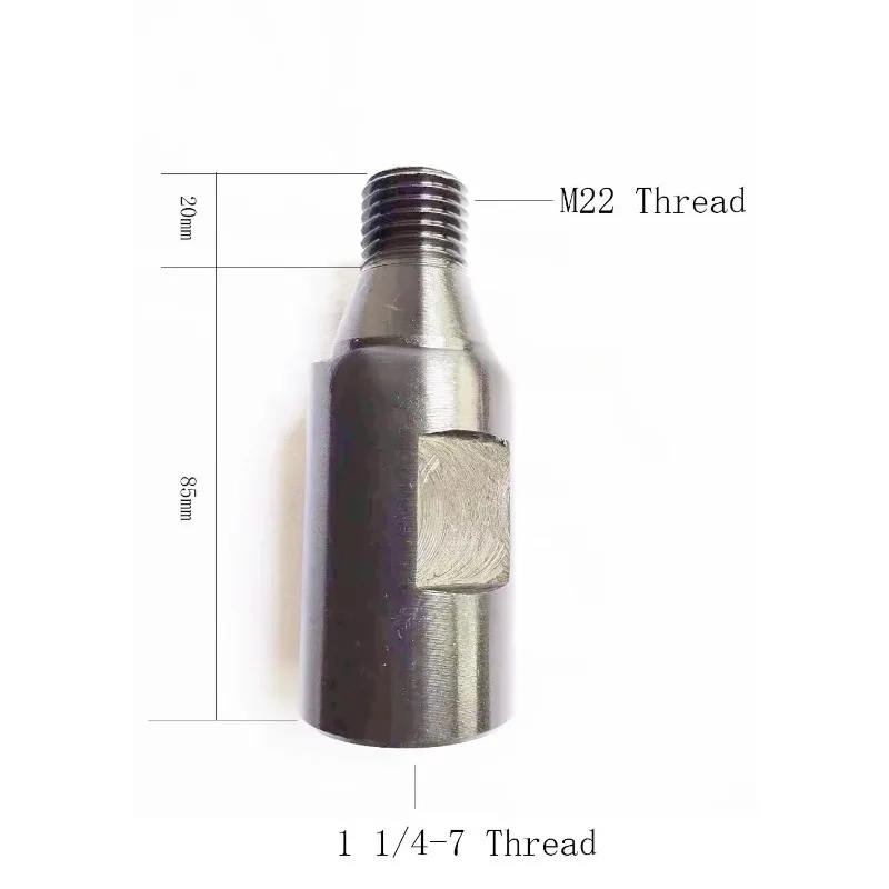 Engineering Tools Rhinestone Connector M22 To 1-1/4 UNC Thread Converter