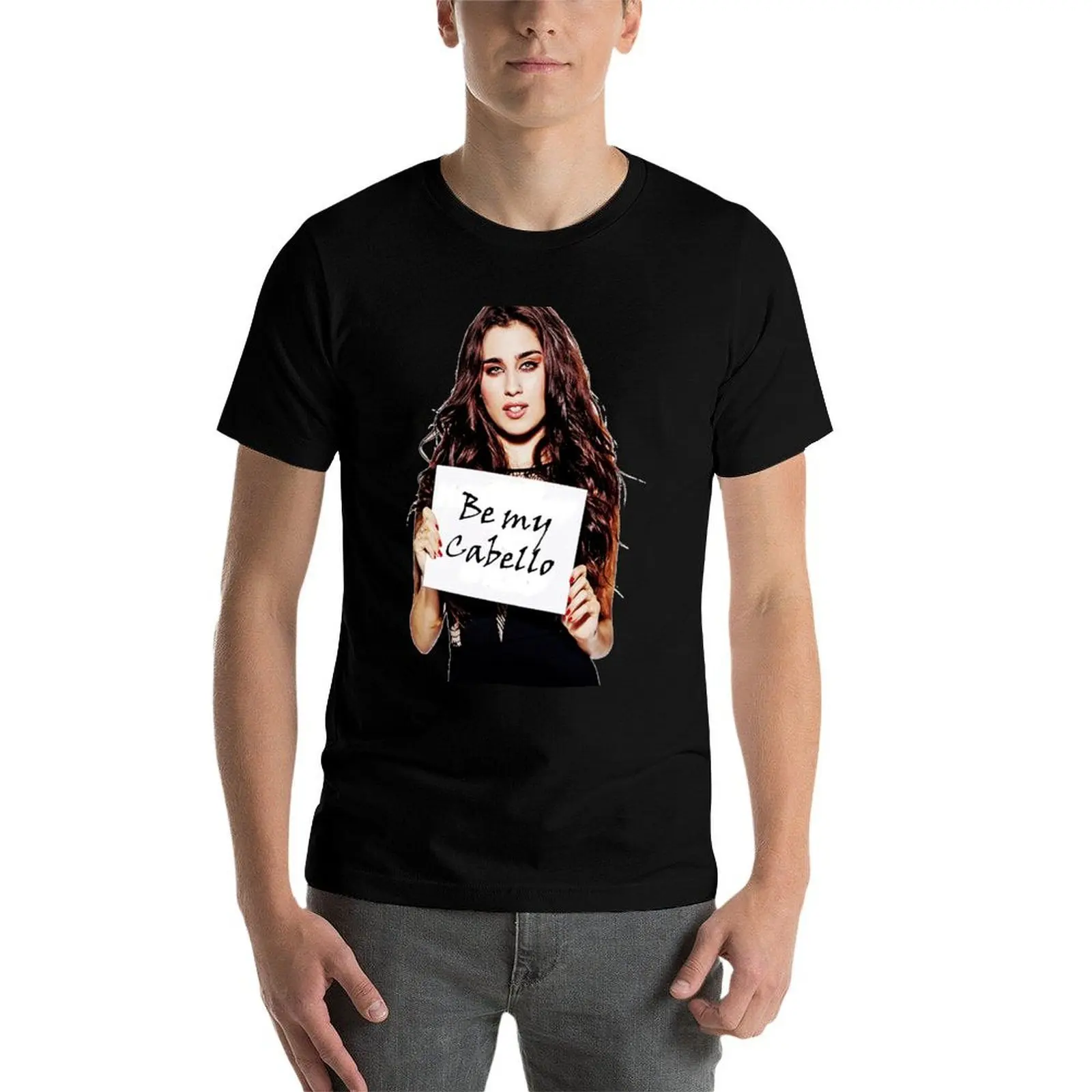 

Lauren Jauregui - Be my Cabello T-Shirt cotton tshirt 100% t shirt custom print T-Shirt