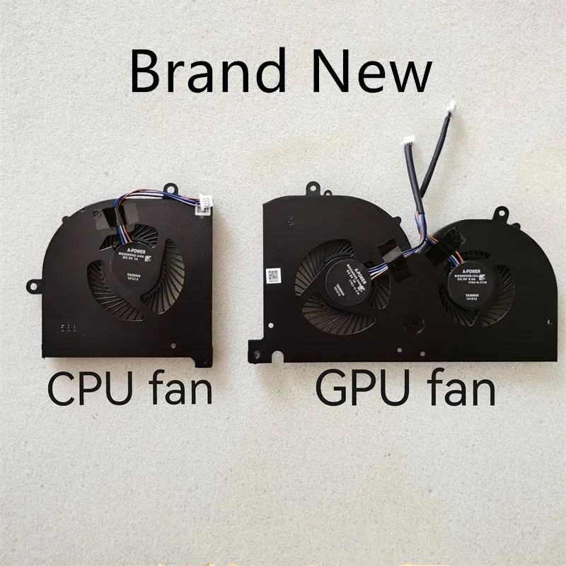 Nuovo Originale CPU Del Computer Portatile GPU Ventola Di Raffreddamento Per MSI 17G1 GS75 PS75 WS75 Ventola MS-17G1 MS-17G2 MS-17G3 Ventola BS5005HS-U3I DC5V