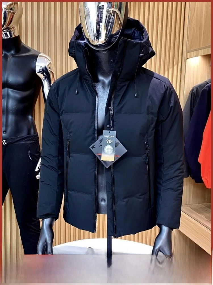 

Premium Quali down Jaet Men's Outdoor Lightweight Windproof White Du down New Winter Collection Casual Sle Polyester ...