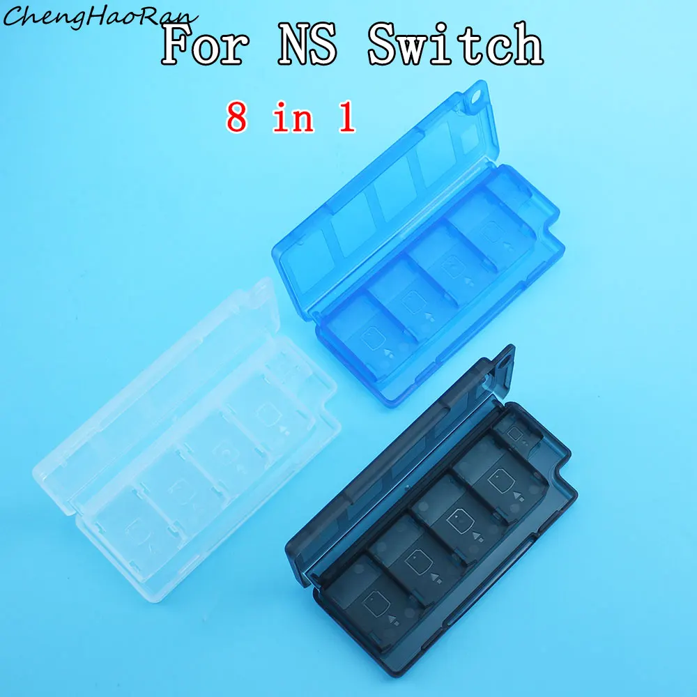 1 pz 4/8 in 1 custodia per schede di gioco di memoria portatile custodia protettiva antiurto con guscio rigido per porta carte NS Switch