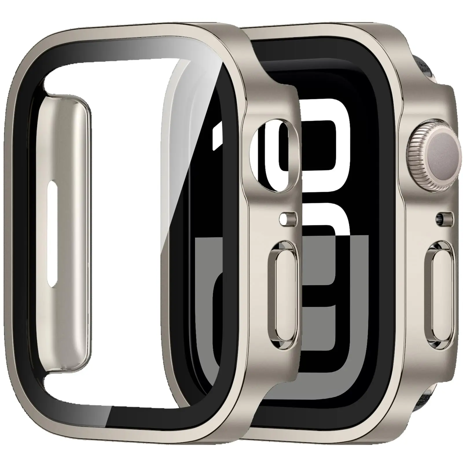 Screen Protector for Apple Watch Case 46mm 42mm 45mm 44mm 41mm 40mm 44 mm Tempered Glass Cover iWatch Series 10 7 8 9 SE 6 5 4