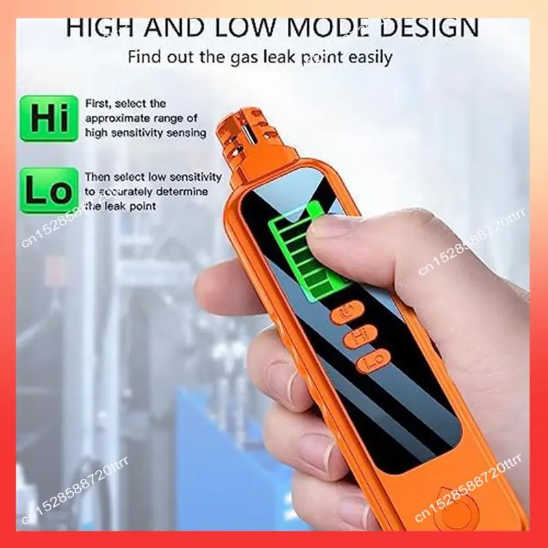 ABNR 1 Piece Portable Natural Gas Detector Alarm Sound Methane Hexane With LCD Screen 2 AAA Batteries For Home A