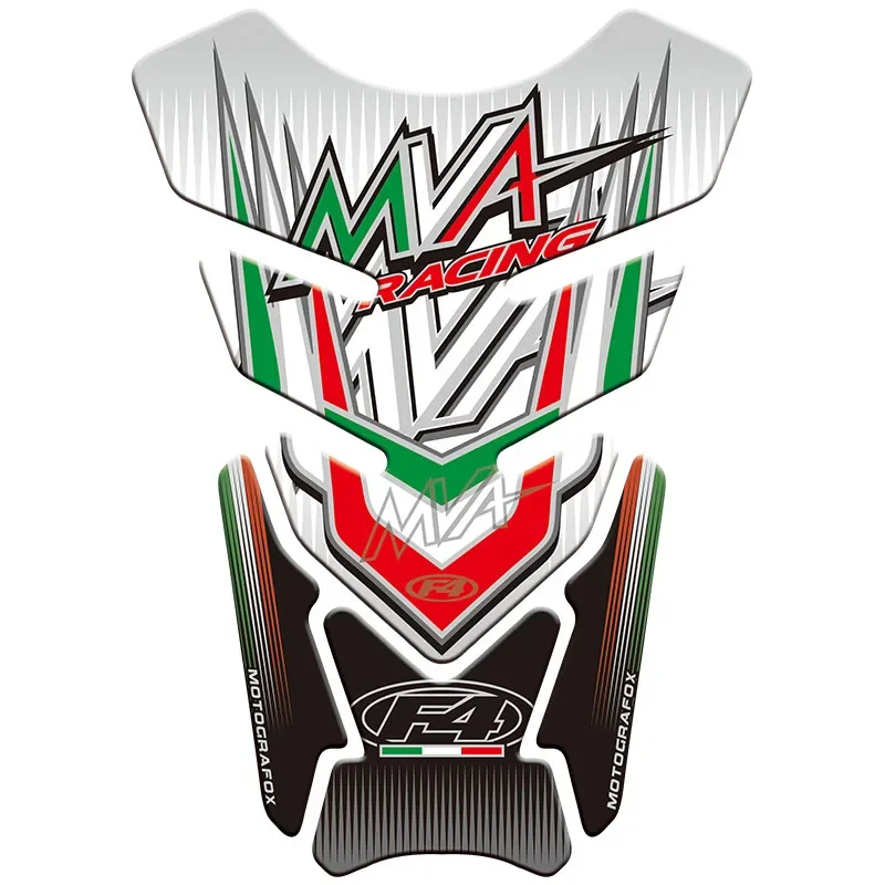 Motorcycle Tank Pad Protector Sticker Fish Bone Sticker For MV Agusta 750 1000 f4 MVA