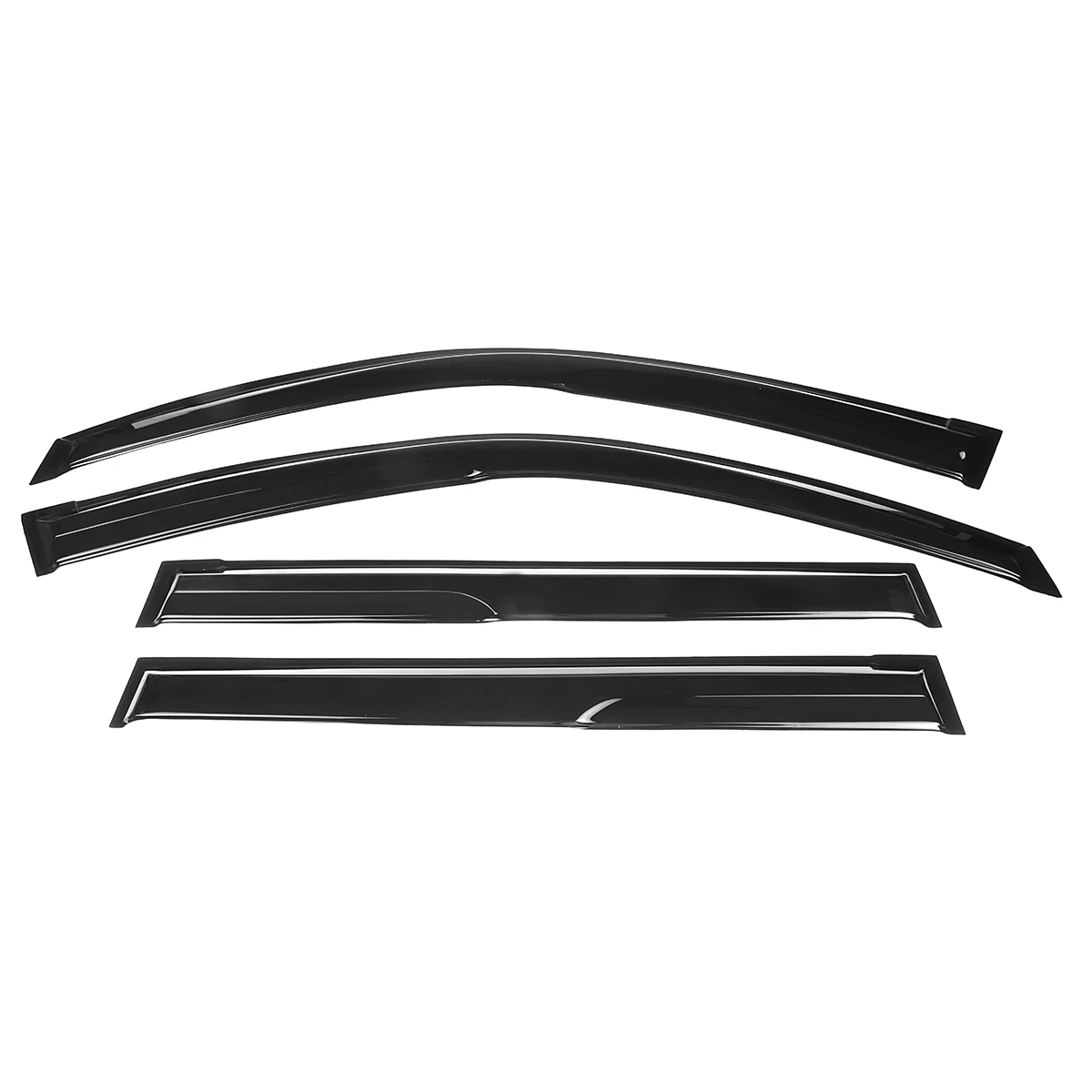 New Car Window Visors Sun Rain Guard Vent Deflectors Wind Deflectors For Toyota For Landcruiser For Prado 120 Series 2003-2009