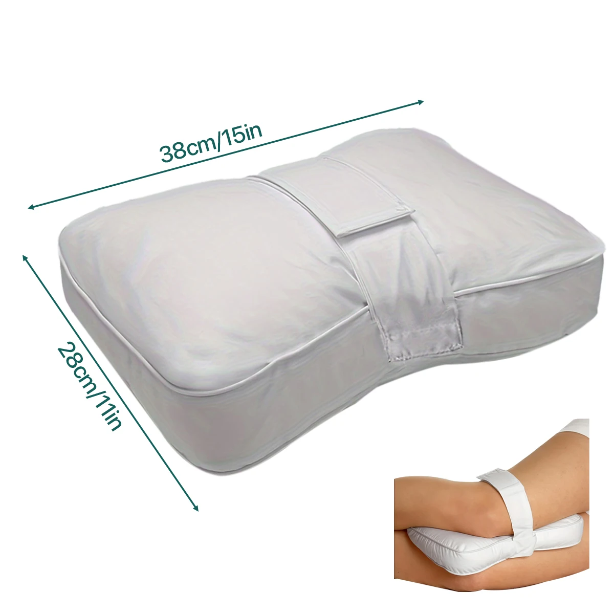 

Leg Knee Pillow Side Sleeping Pillows Spine Alignment Pillow Between Leg Pillow Support Pillows Equipped With Anti-Slip Strap