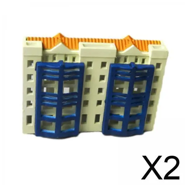 2x نموذج قطار المناظر الطبيعية الدعائم 1/500 مقياس لتقوم بها بنفسك السكك الحديدية العمارة #1