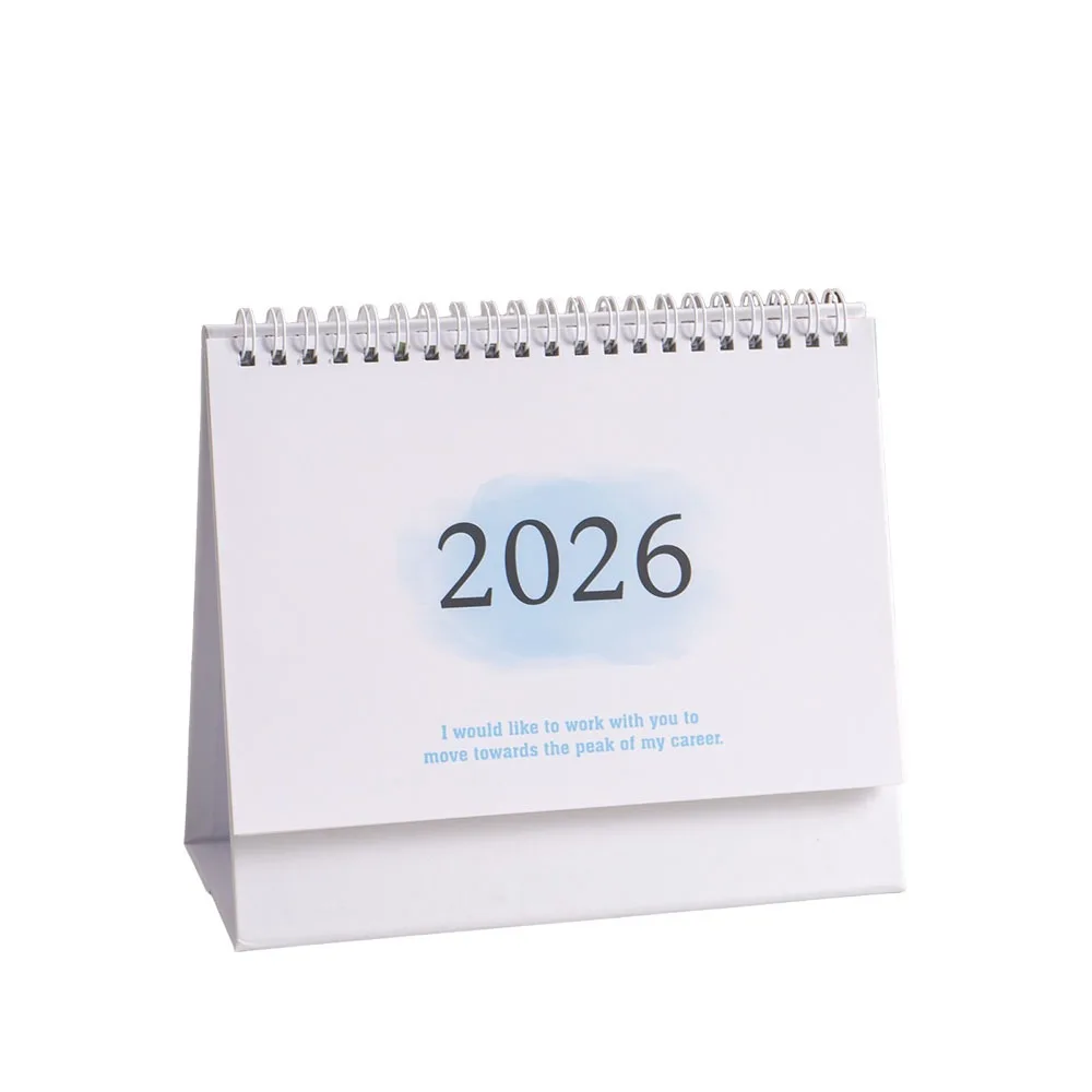 

Градиент цвета 2026 Настольный календарь Утолщенная бумажная катушка в сборе Новогодний календарь Управление временем Список дел