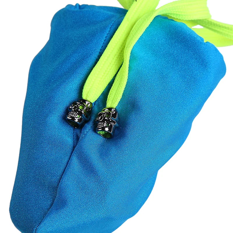 Neon Drawstring Cock Separated Scrotum Micro Pouch Tiny Gay G String Nylon Quick Dry Men Swimwear Underwear Front Cover Penis
