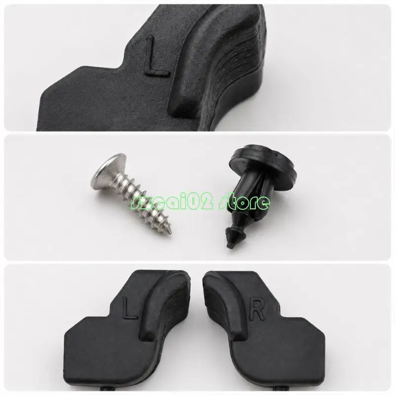 400B Rear Gate Contact Bumper Set, Rubber Buffer Blocks for Existing Mount Point Repair with Part Number Matching Support in