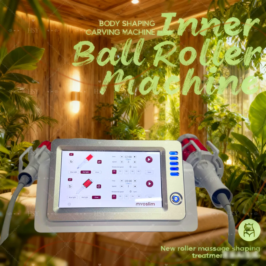 

360 Rotating Inner Ball Roller Machine Professional Slimming Roller Massager Cellulite Reduction Body Sculpting Skin Lifting