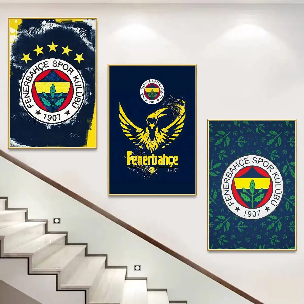 1970 Turkey F-Fenerbahce FC HD Waterproof Self-adhesive Poster Wall Sticker Home Decor