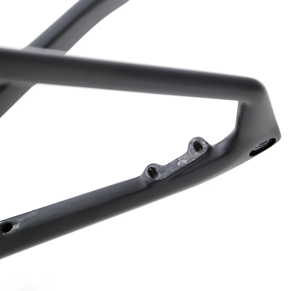 إطار دراجة من ألياف الكربون STLF OEM ODM أسود غير لامع بدون شعار نوع الطريق